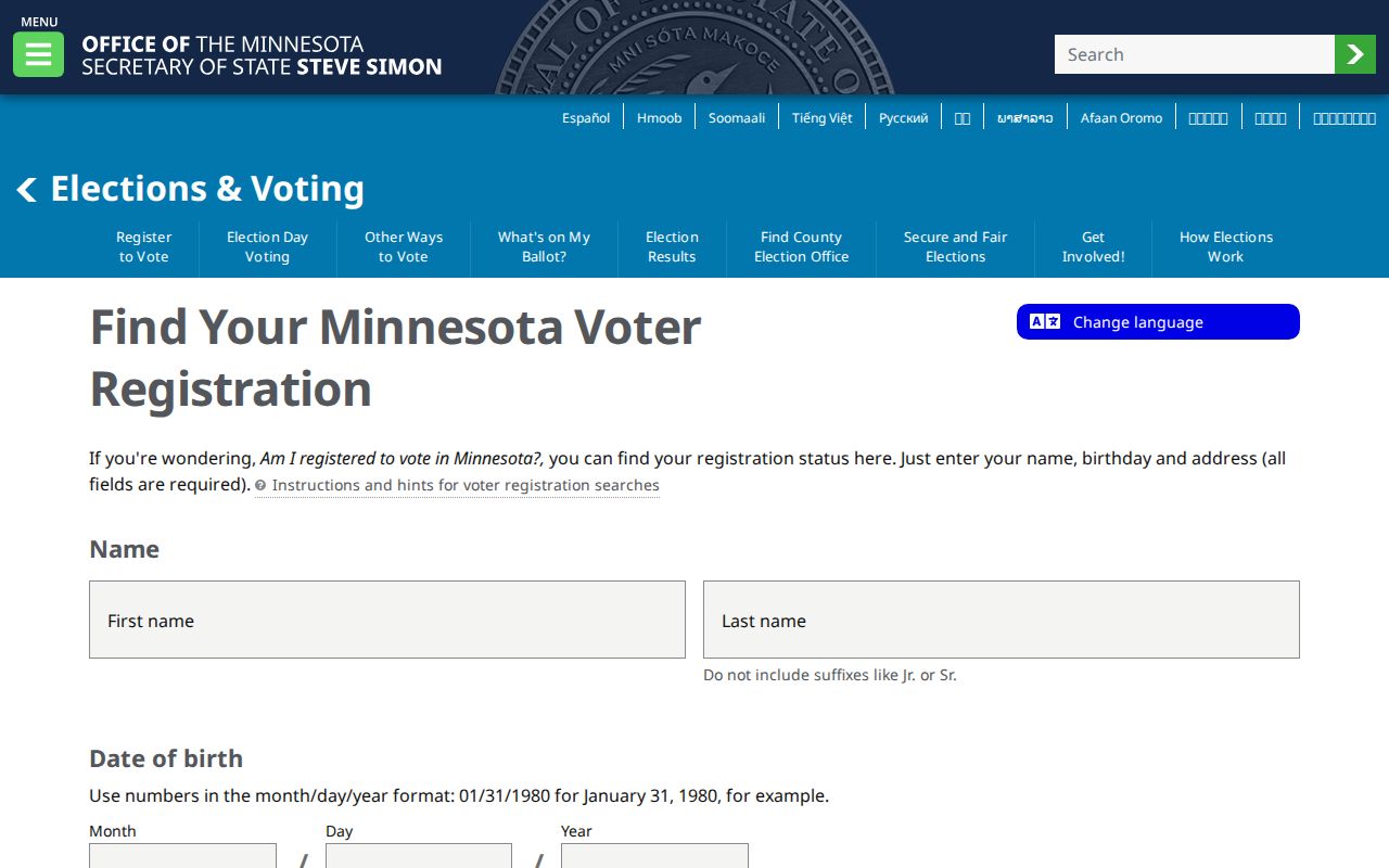 Ramsey County residents directory Minnesota voter lookup